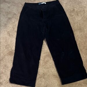 Old Navy Navy Blue Corduroy Wide Leg Pants
